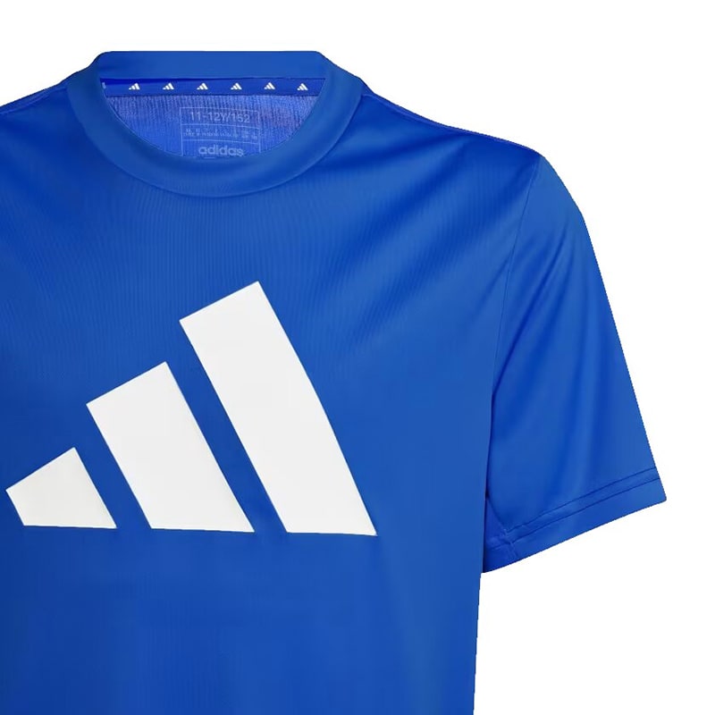 Polo Adidas Train Essentials Logo T - Azul3