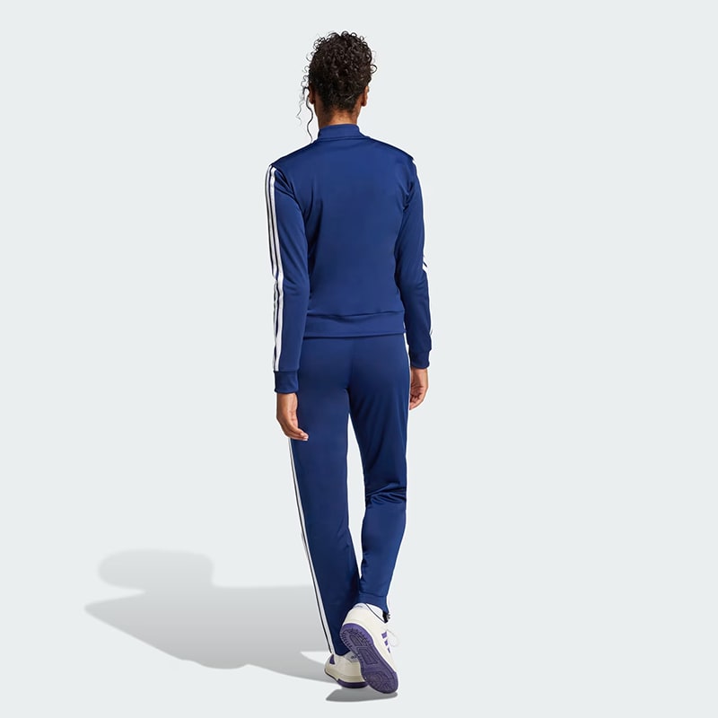 Buzo Adidas Essential 3S W - Azul3