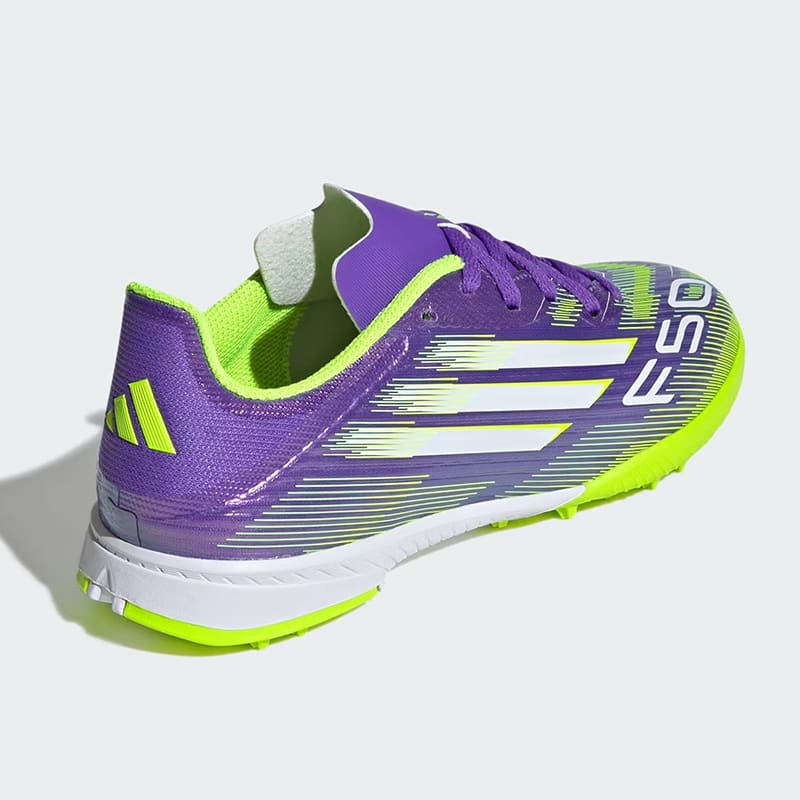 Zapatillas Adidas F50 League TF J - Morado / Amarillo3