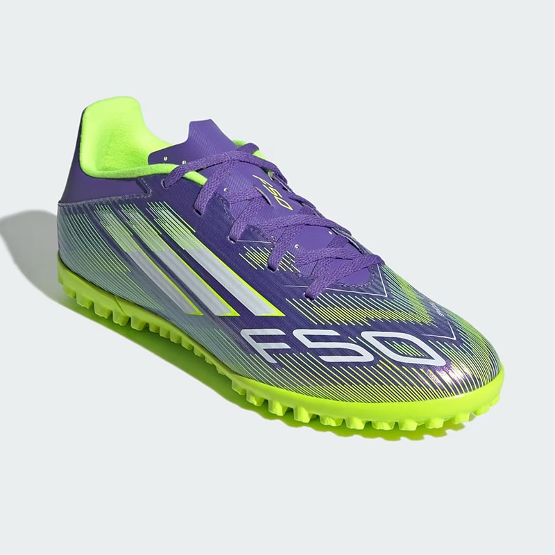 Zapatillas Adidas F50 Club TF - Morado / Verde2