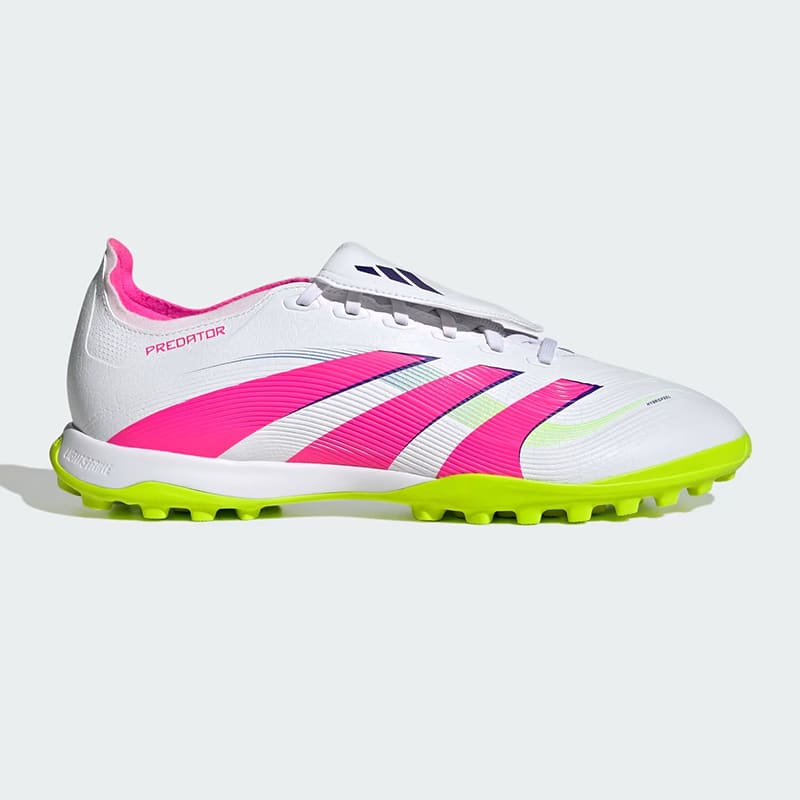 Zapatillas Adidas Predator League TF Turf - Blanco / Fuxia1