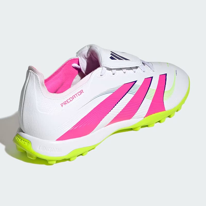 Zapatillas Adidas Predator League TF Turf - Blanco / Fuxia4