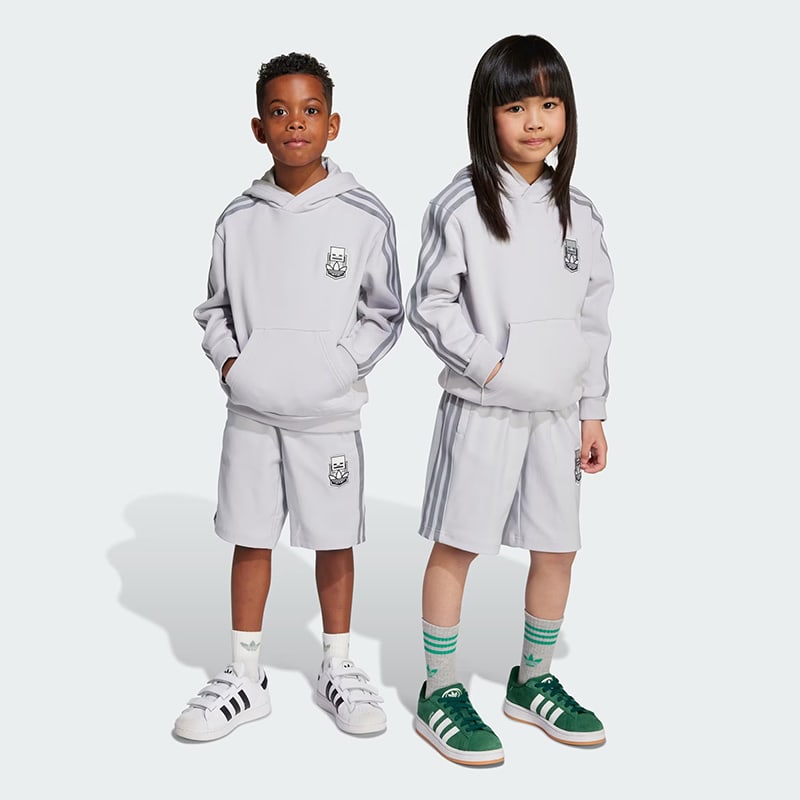 Buzo Adidas Minecraft Short - Gris4