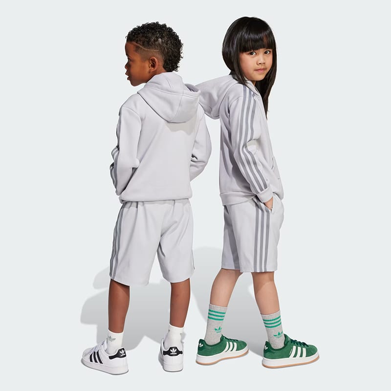 Buzo Adidas Minecraft Short - Gris5