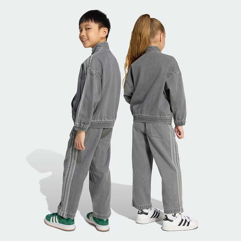 Buzo Adidas Denim Cream Set - Gris5