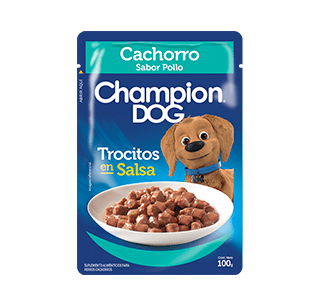 CHAMPION DOG SACHET CACHORRO POLLO 100 GR.