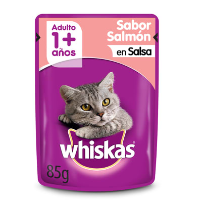 WHISKAS SACHET 1+ SALMON 85Grs.