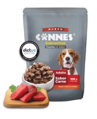 CANNES SACHET ADULTO CARNE 100GR.