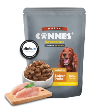 CANNES SACHET ADULTO POLLO 100 GR.