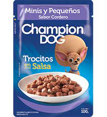 CHAMPION DOG SACHET RP CORDERO 100GR.