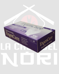 DISPLAY GUANTES DE NITRILO AZUL EXAMGLOVE TALLA S