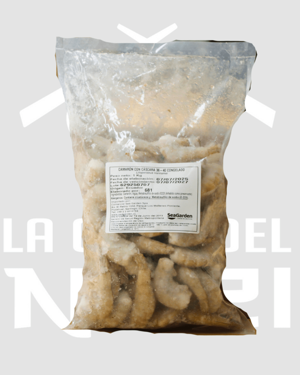 CAMARON 36/40 ECUATORIANO CON CASCARA 1 KG1