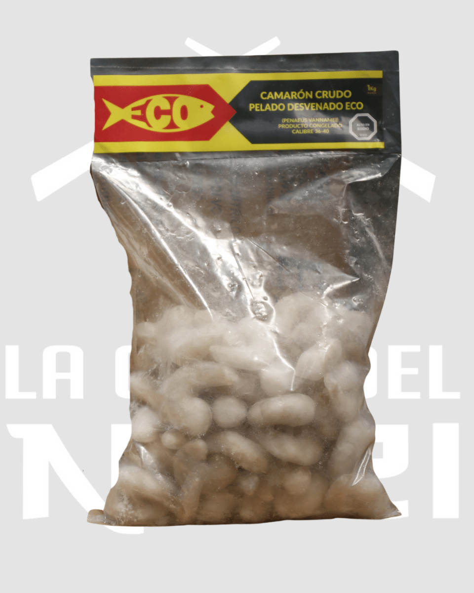 CAMARON 36/40 PELADO DESVENADO ECO 1 KG SEA GARDEN1
