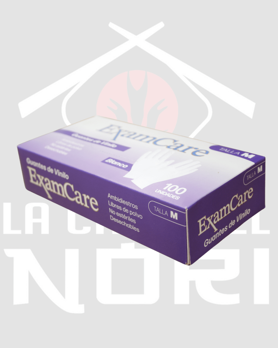 DISPLAY GUANTES DE NITRILO AZUL EXAMGLOVE TALLA M1