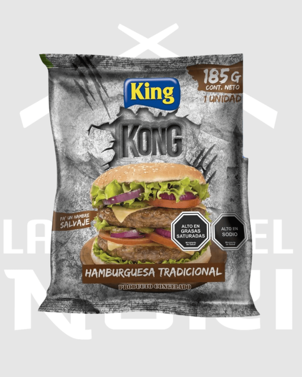 HAMBURGUESA TRADICIONAL KING 185 GR1