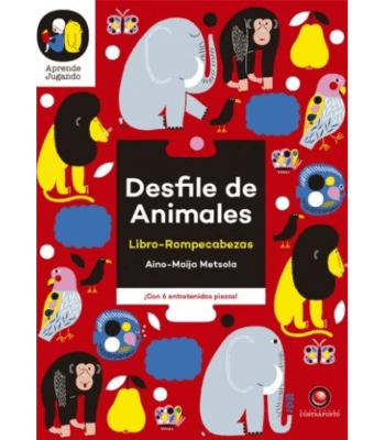 APRENDE JUGANDO, LIBRO ROMPECABEZAS - DESFILE DE ANIMALES 1