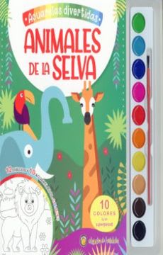 ACUARELAS DIVERTIDAS: ANIMALES DE LA SELVA 1