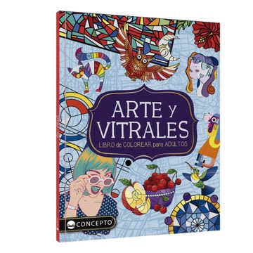 ARTE Y VITRALES LIBRO DE COLOREAR PARA ADULTOS 1