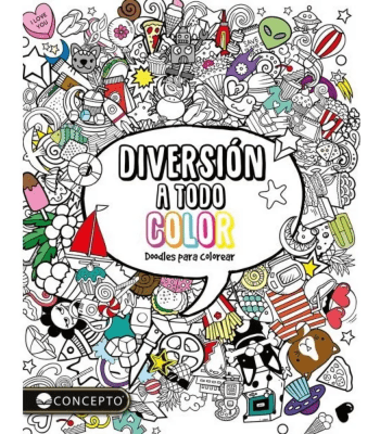 DIVERSION A TODO COLOR - DOODLES PARA COLOREAR 1