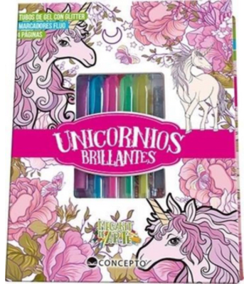 MEGA KIT DE ARTE - UNICORNIOS BRILLANTES1