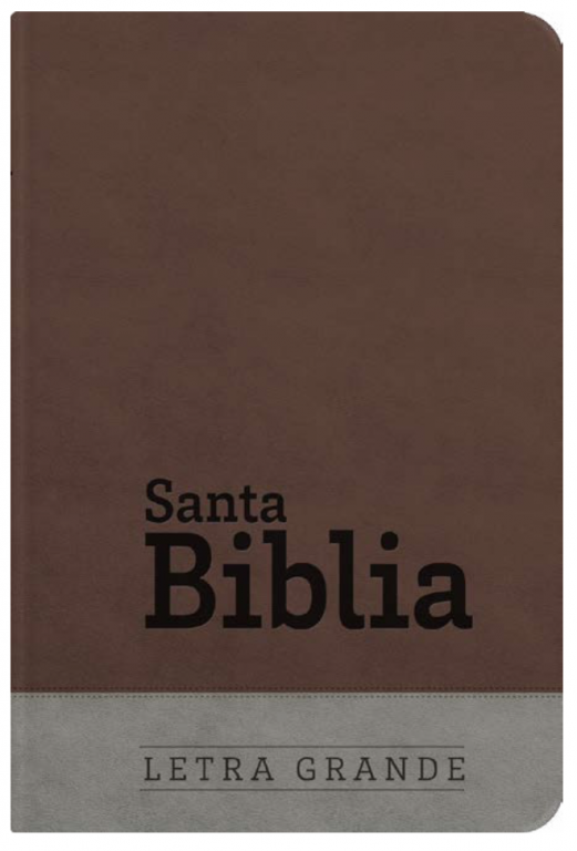 Biblia Letra Grande con Himnario - Chocolate y gris Biblia Letra Grande con Himnario - Chocolate y gris