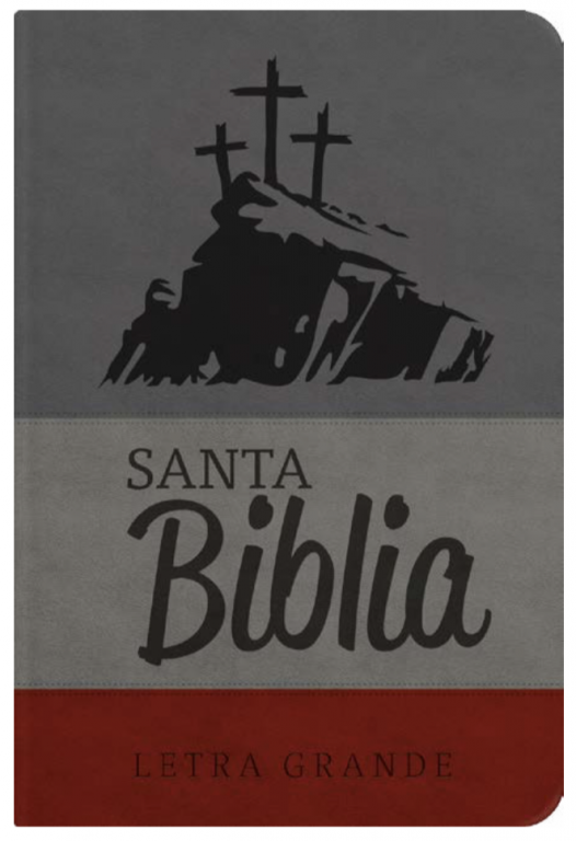 Biblia Letra Grande con Himnario - Gris y bordó Biblia Letra Grande con Himnario - Gris y bordó