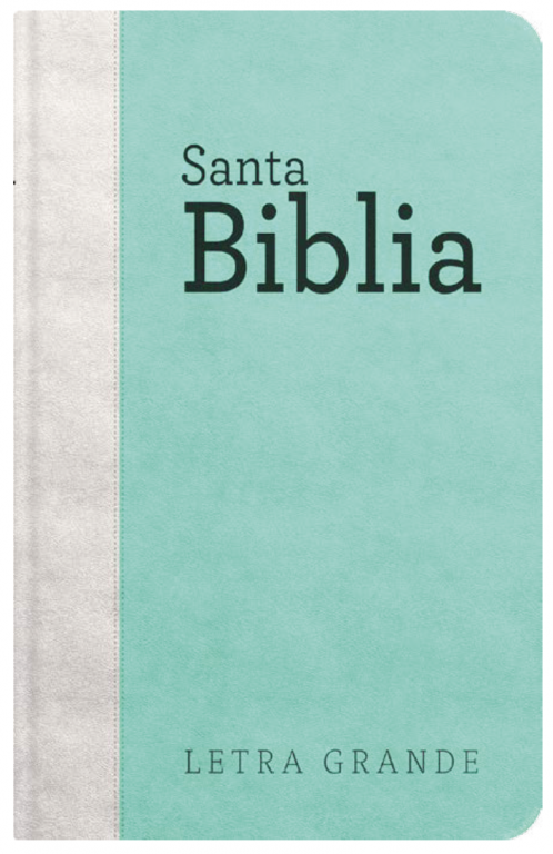 Biblia Letra Grande con Himnario - Verde agua y gris Biblia Letra Grande con Himnario - Verde agua y gris