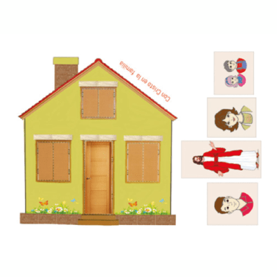 CON CRISTO EN LA FAMILIA 50 X 40 CM