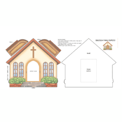 LA IGLESIA PARA EL ESPEJO, 3 PIEZAS