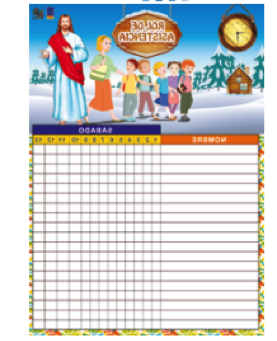 CARTELES DE ASISTENCIA DUPLEX - PRIMERO AL CUARTO TRIMESTRE