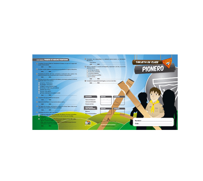 TARJETA DE REQUISITOS CLASE DE PIONERO