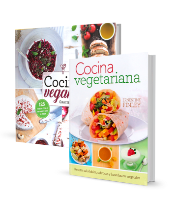 PACK COCINA VEGETARIANA + COCINA VEGANA