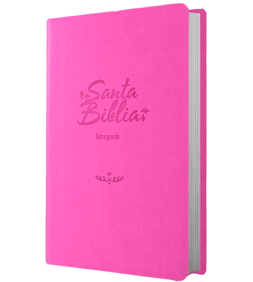 Biblia Letra Grande con Himnario - Fucsia