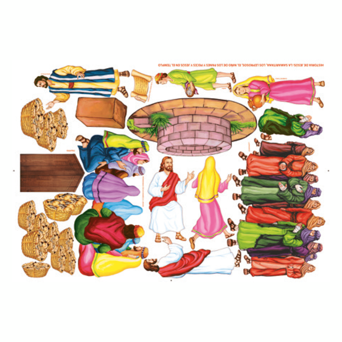 HISTORIA DE JESÚS: LA SAMARITANA, LOS LEPROSOS, EL NIÑO DE LOS PANES Y PECES Y JESÚS EN EL TEMPLO1