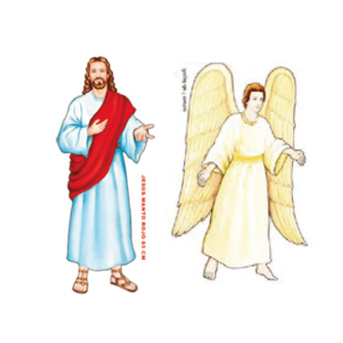 JESÚS Y EL ÁNGEL (65CM C/N) 2 PIEZAS1