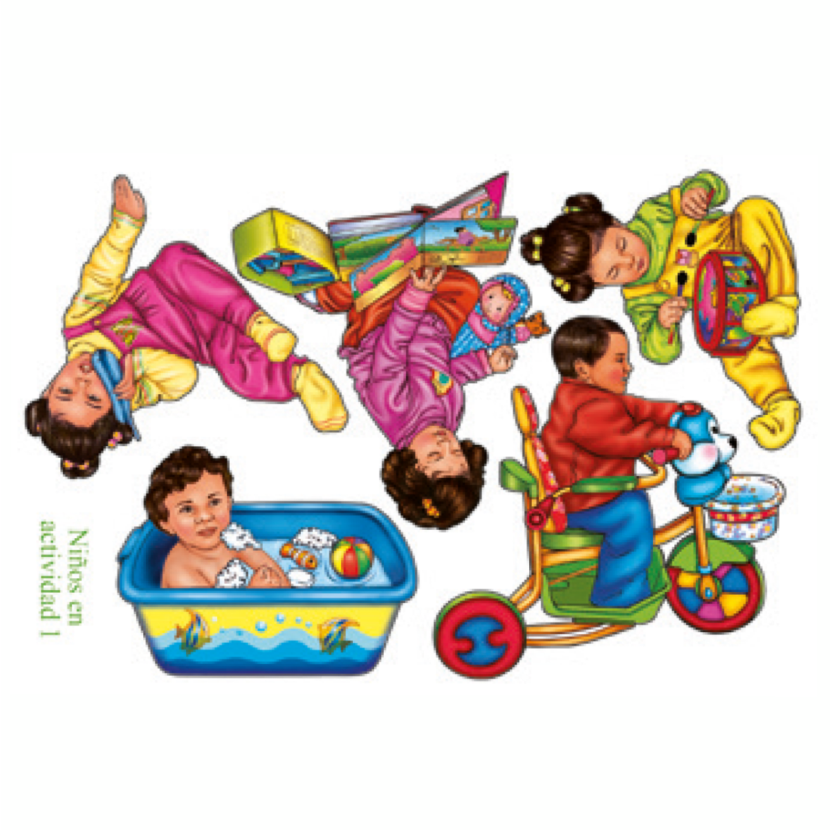 NIÑOS EN ACTIVIDAD (98 X 68CM)1