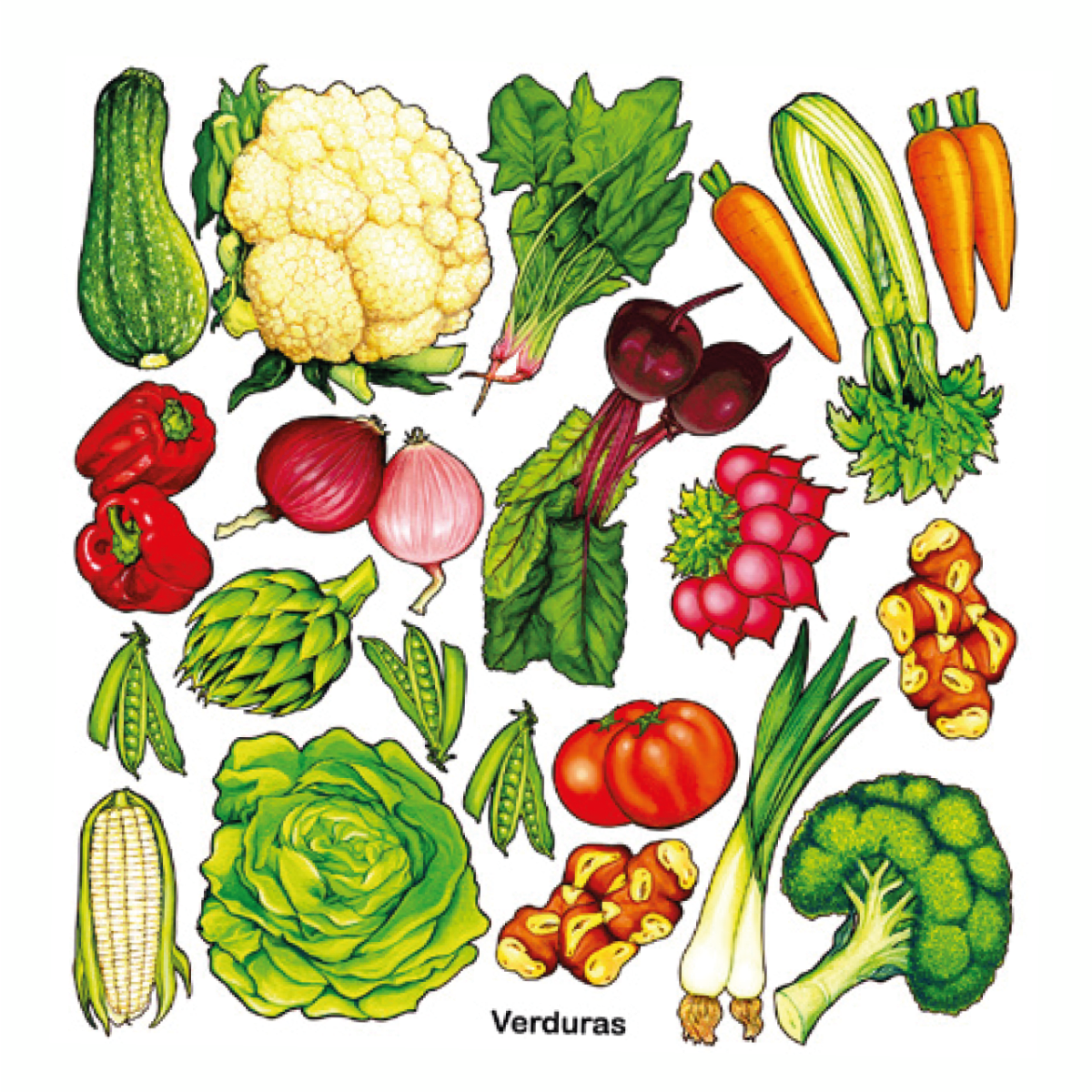 VERDURAS 68 X 68 CM1