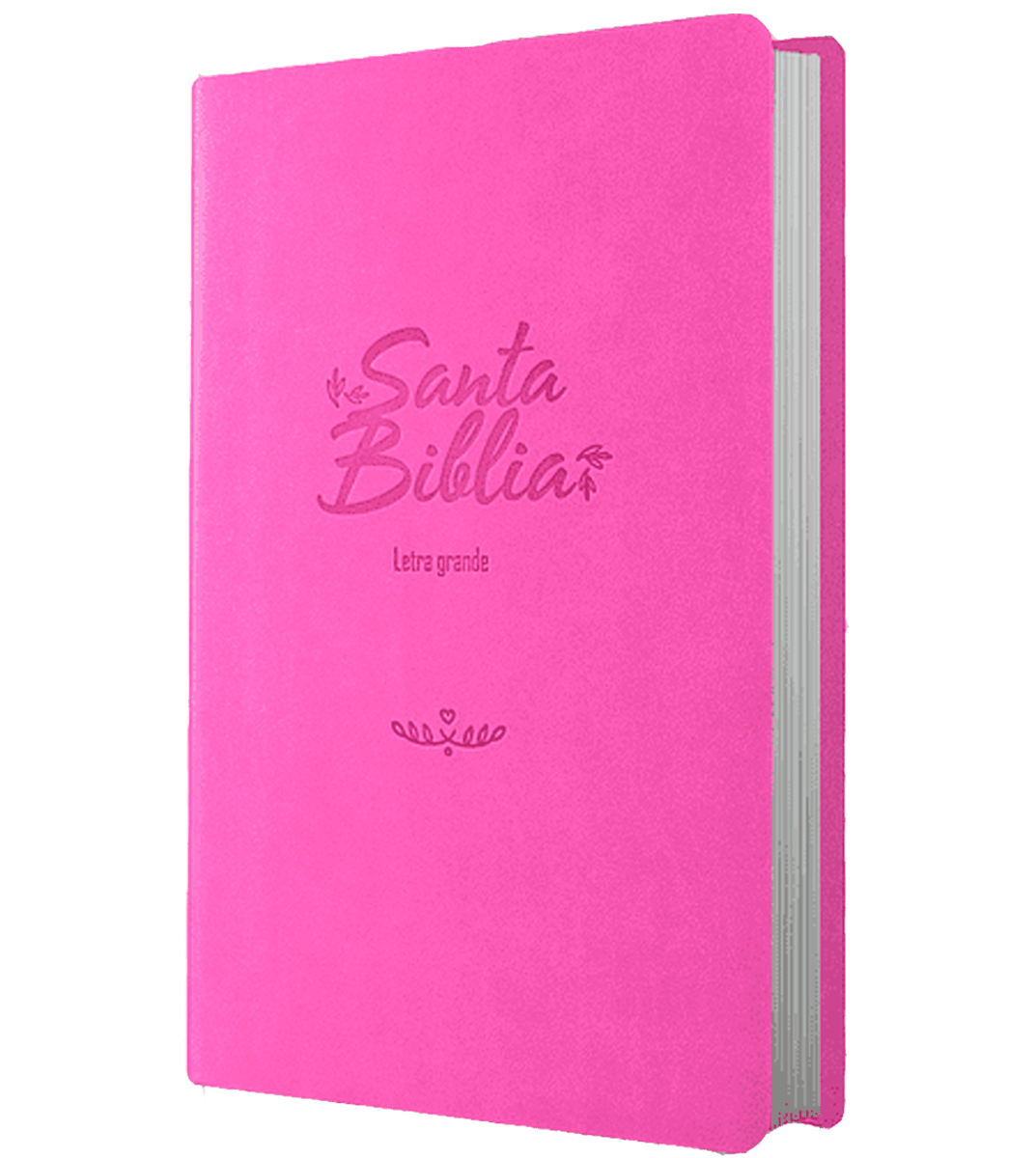 Biblia Letra Grande con Himnario - Fucsia2