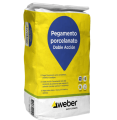 adhesivo weber doble acción 25 kg