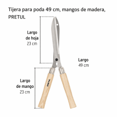 Tijera cortar pasto