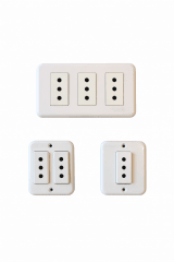 Enchufe sobrepuesto 10A blanco