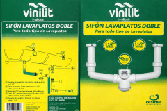 sifon doble lavaplatos 1 ½