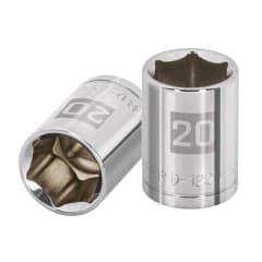 Dados de 6 puntas milimétricos, cuadro 1/2