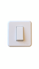 Interruptor timbre blanco 10A sobrepuesto