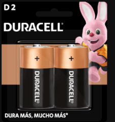 Pila alcalina Duracell - tipo D