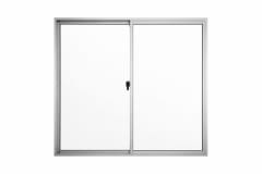 ventana aluminio 100 cm x 100 cm
