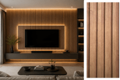 Wall Panel WPC 240 x 16 cm Roble