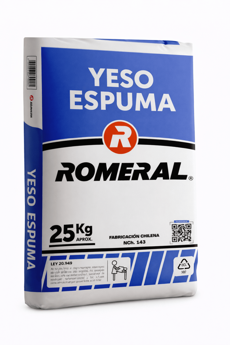 Yeso Espuma Romeral 25 kg1