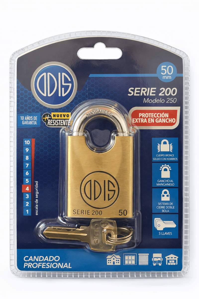 Candado Odis 50 mm Serie 2001
