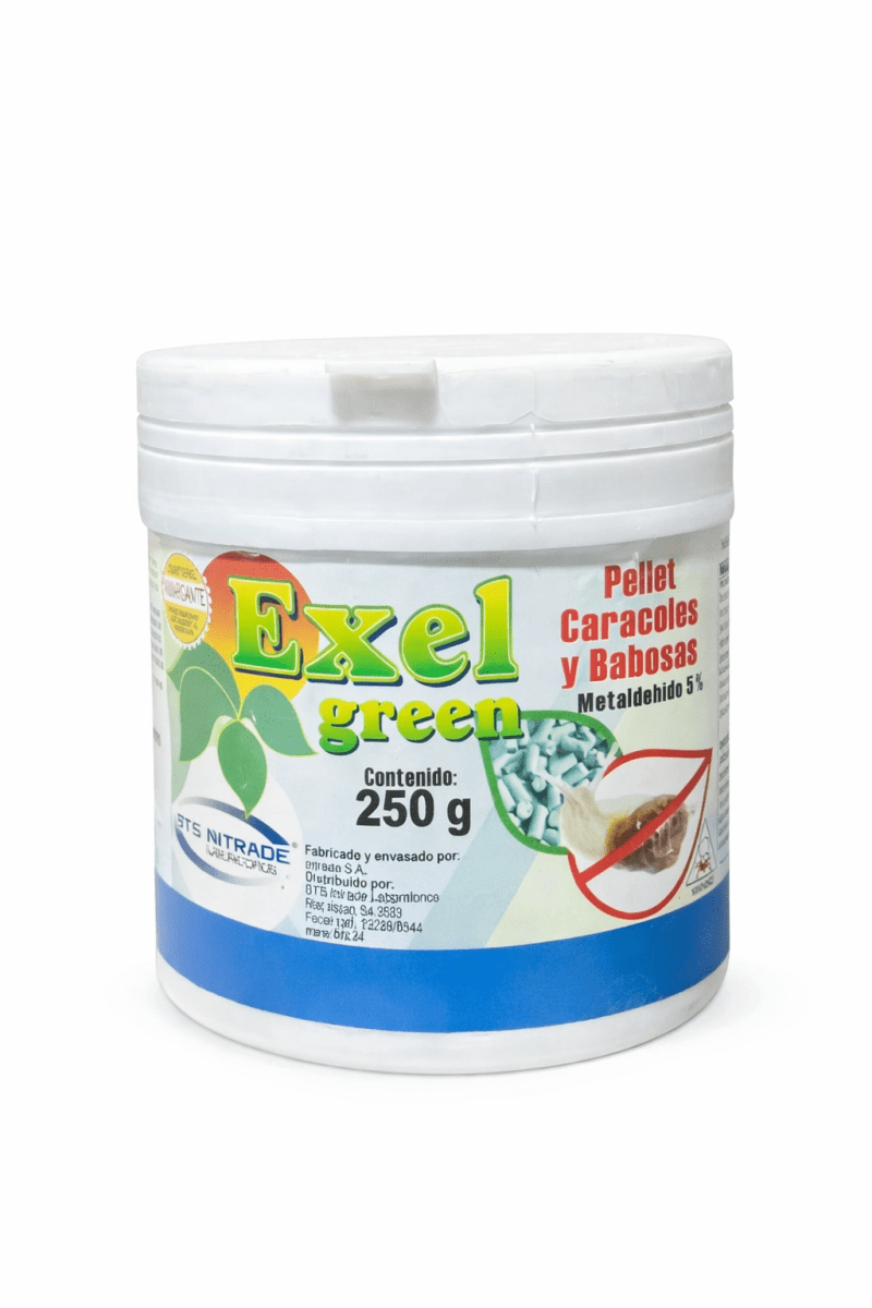 insecticida caracoles y babosas Pellet 250 grs exel green1